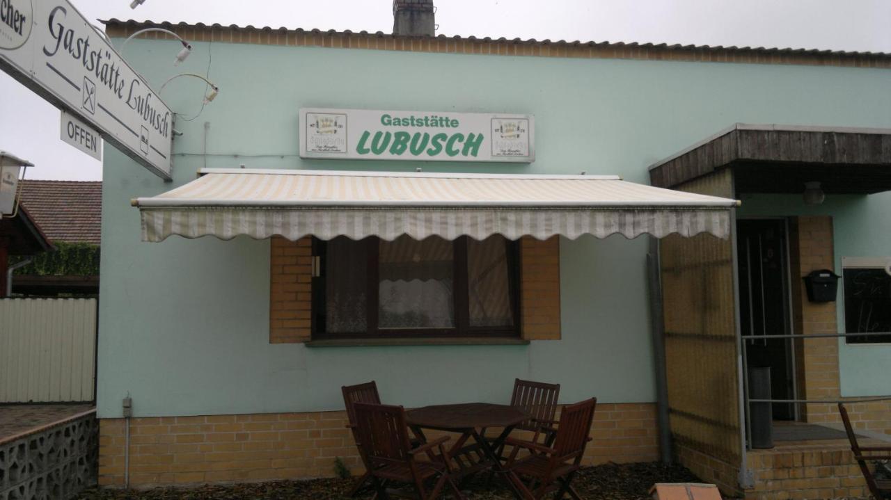 Restaurant Pension Lubusch Gahro Exterior photo