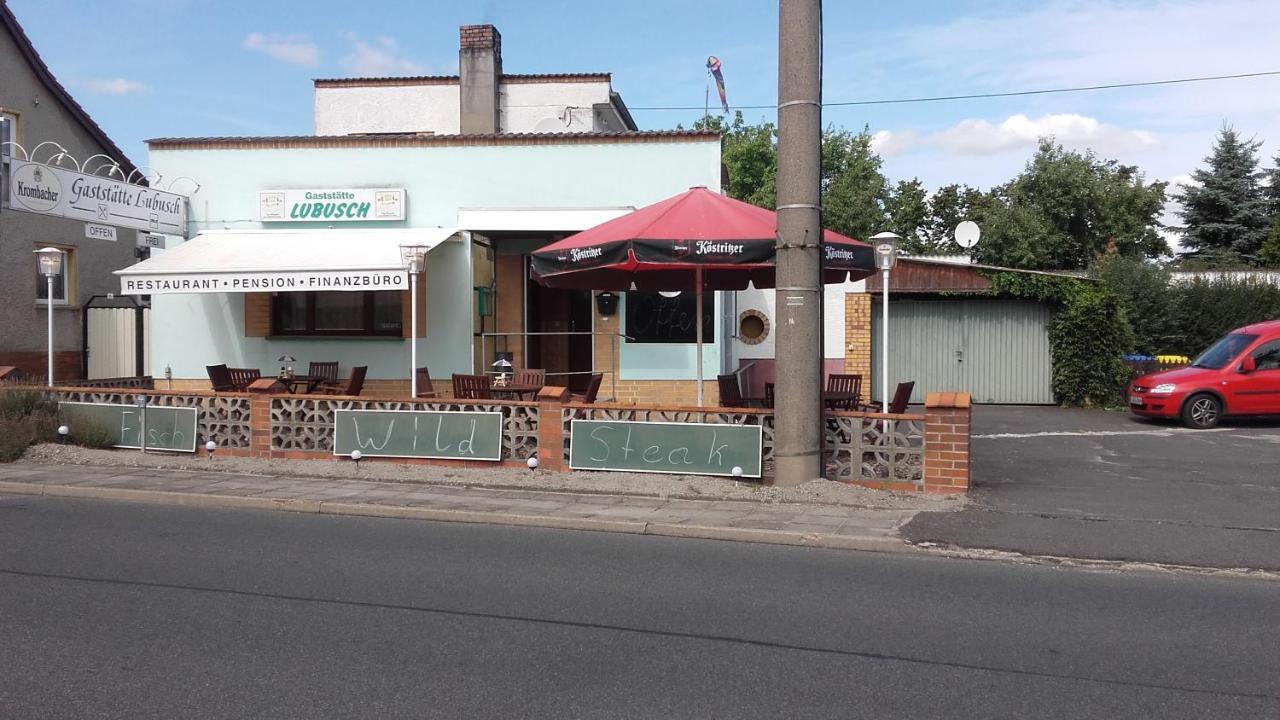 Restaurant Pension Lubusch Gahro Exterior photo